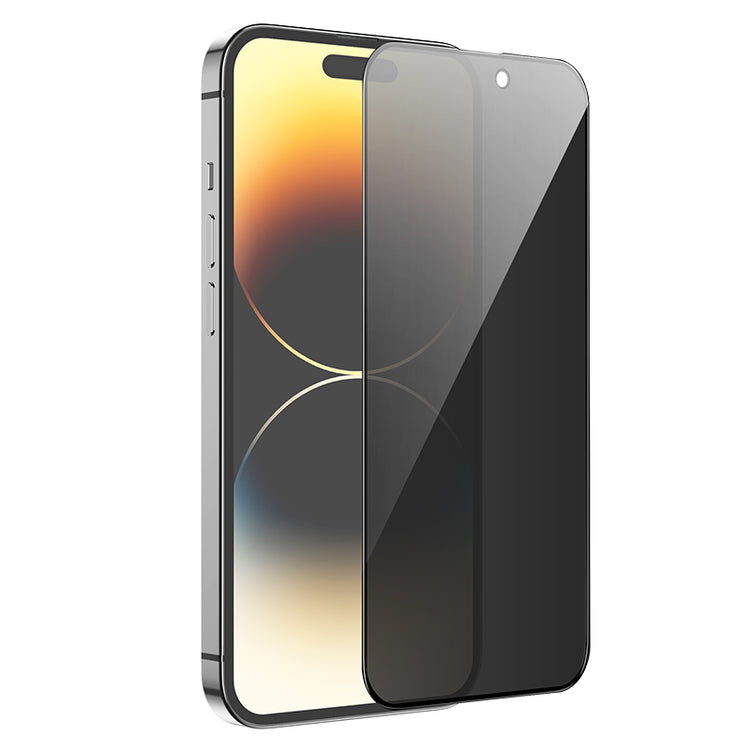 Full Screen Tempered Glass Screen Protector for iPhone 15 Pro (0.33mm Privacy)