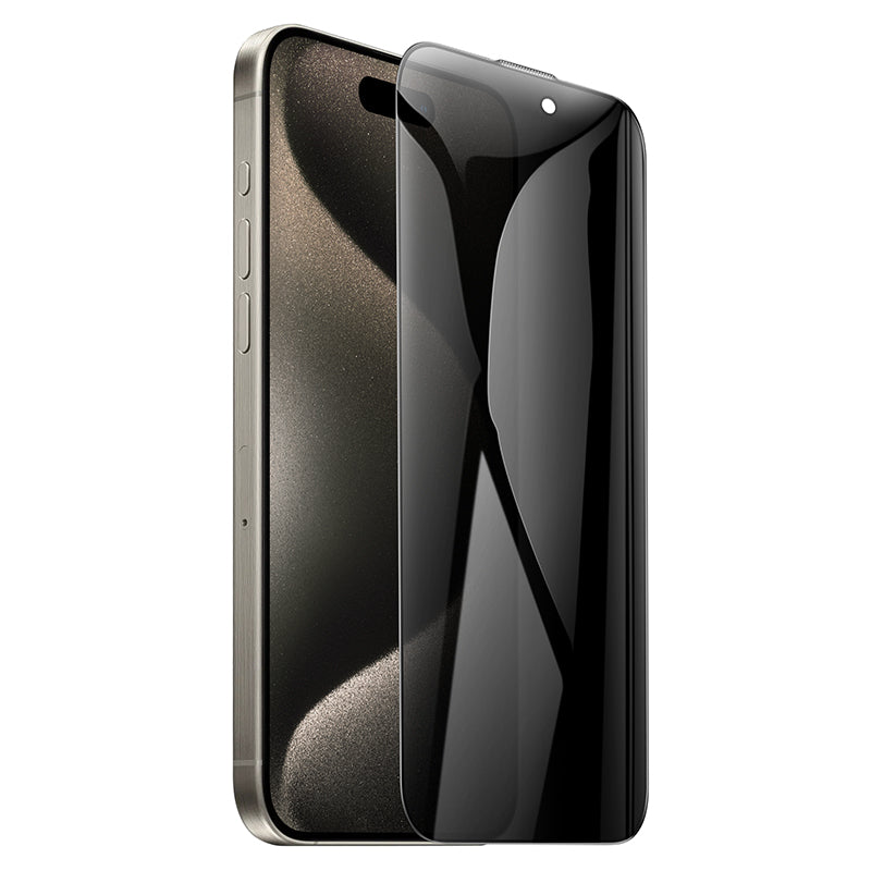 Corning Full Screen Tempered Glass Screen Protector for iPhone 15 Pro Max (0.4mm Privacy)