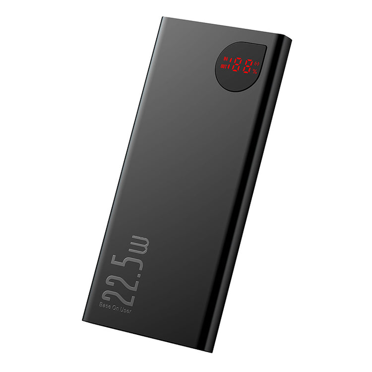 Ultra-Slim 22.5W Metal Power Bank with LED Digital Display (10000mAh)