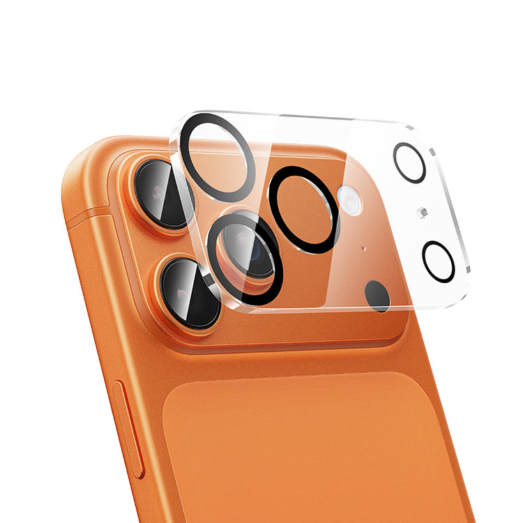 Full Coverage Tempered Glass Lens Protector for iPhone 17 Pro Max