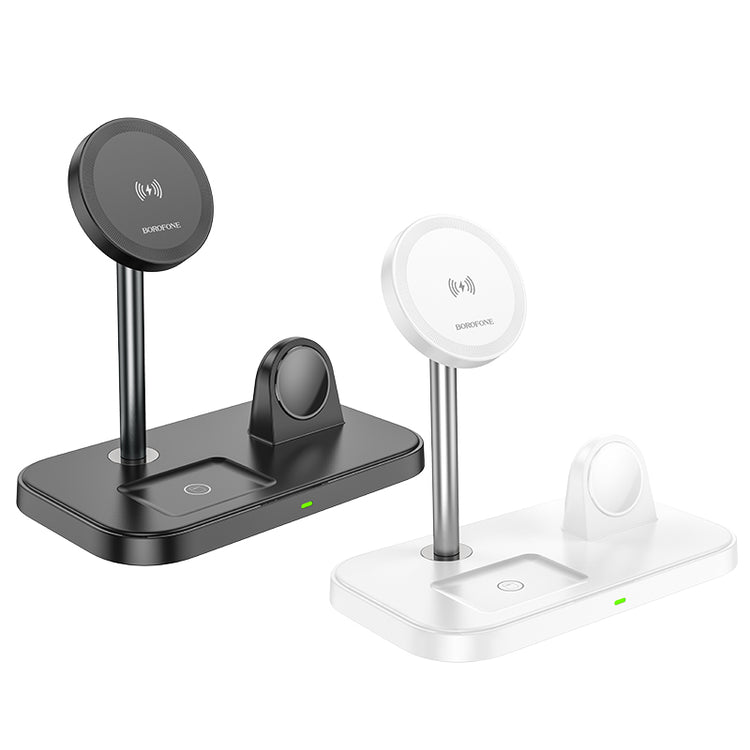 15W 3 in 1 Wireless Charging Stand for Smartphone Watch and AirPods