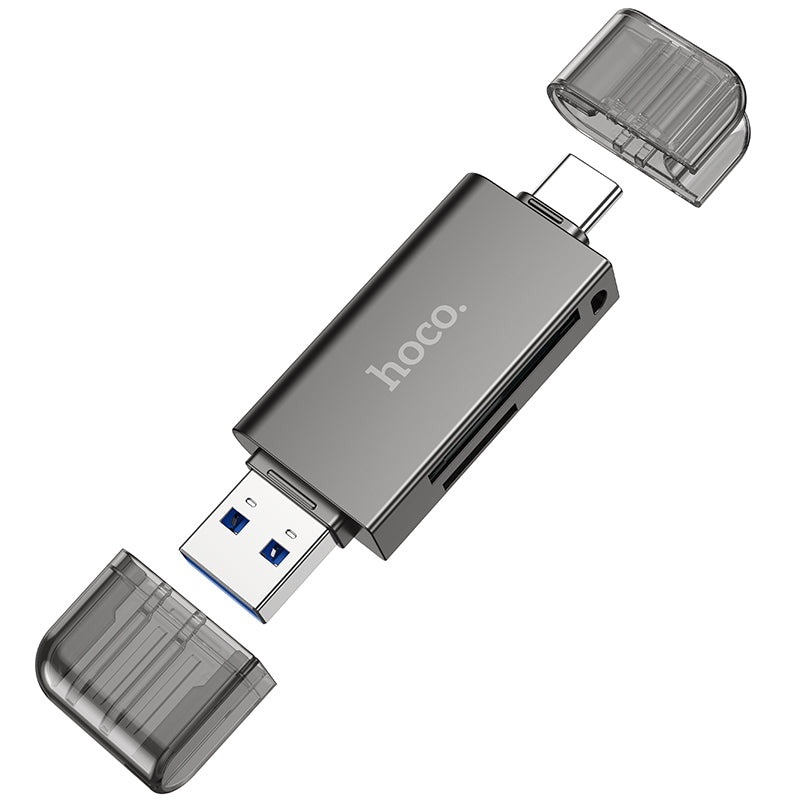 USB-A & USB-C 3.0 High-Speed Card Reader