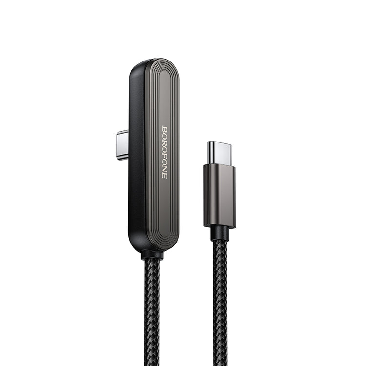 Braided USB-C to USB-C Fast Charging Cable with Foldable Kickstand (1m)
