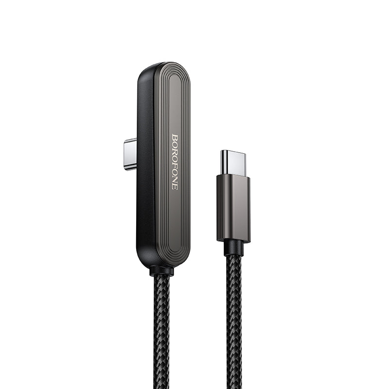 Braided USB-C to USB-C Fast Charging Cable with Foldable Kickstand (1m)