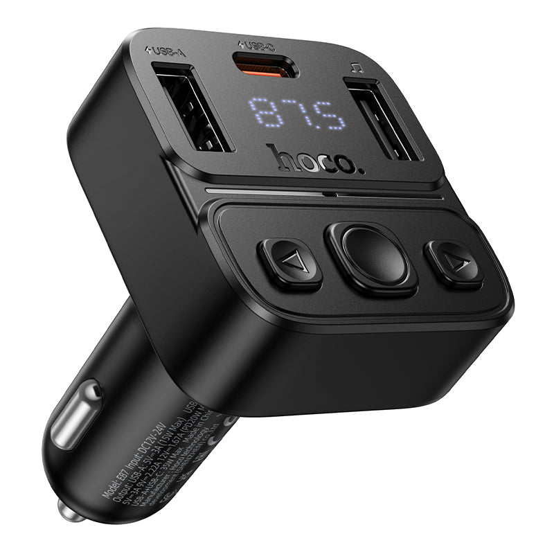 Delta 35W Bluetooth 5.4 FM Transmitter with Dual Fast Charging