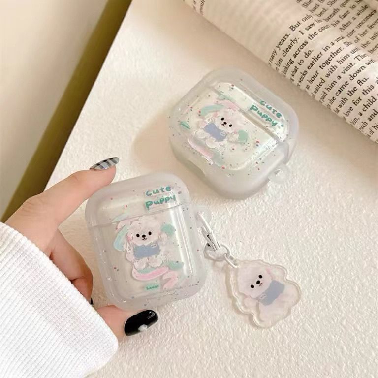 Cute Puppy Graffiti AirPods Case