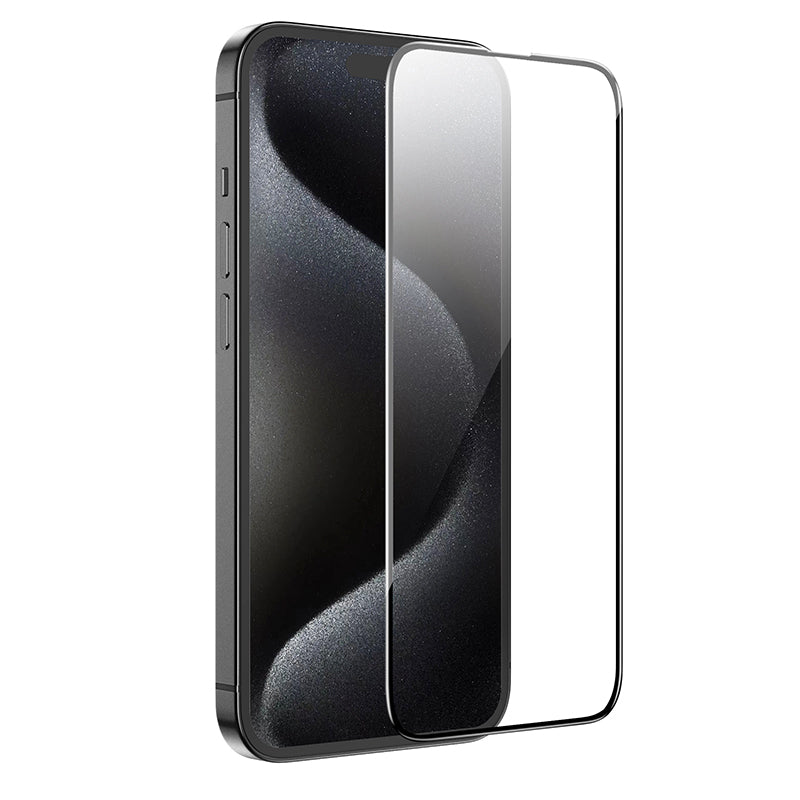 Full Screen Tempered Glass Screen Protector for iPhone 16 Plus | 15 Plus (0.4mm Clear)
