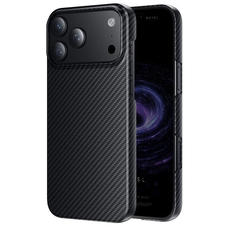 Ultra-Thin Magnetic Carbon Fiber Texture Protective iPhone Case
