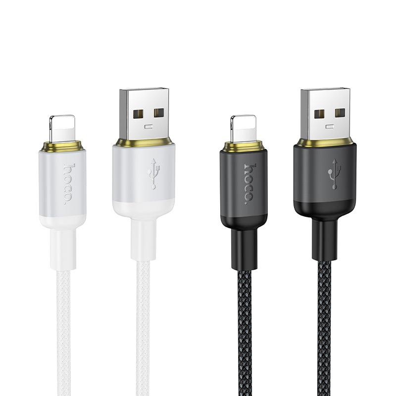 Durable Nylon Braided USB to Lightning Fast Charging and Data Cable (1m)
