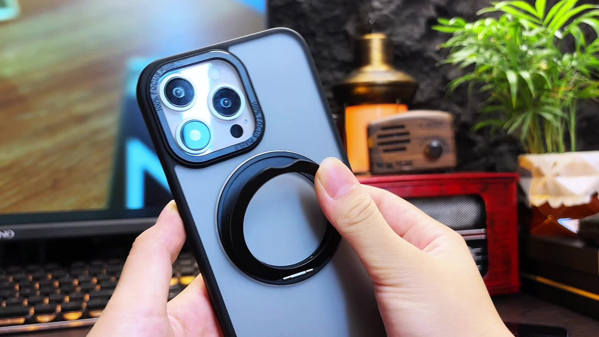 360 Rotation Kick Stand MagSafe Case for iPhone 17 Series (ALL)