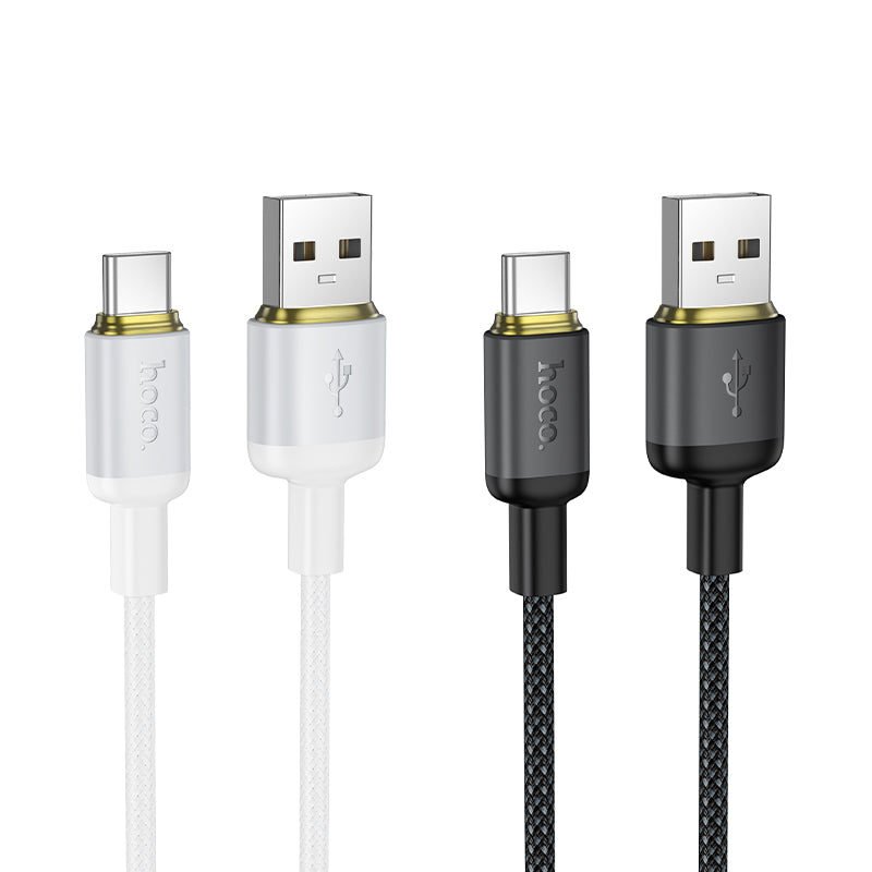 3A Fast Charging USB to Type-C Braided Cable High Speed Data (1m)