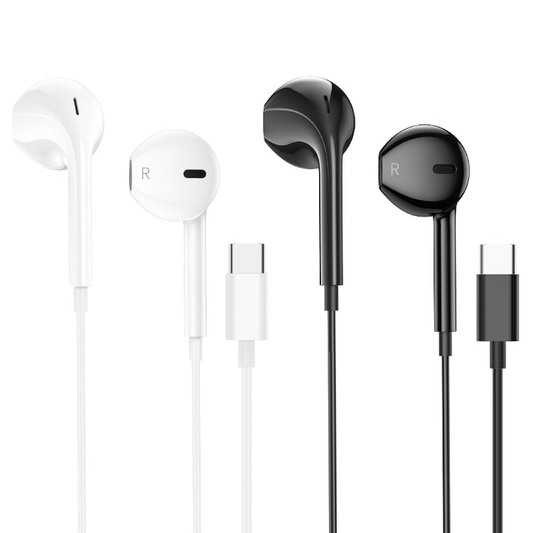Type-C Wired Digital Earphones with Built-In Mic and Inline Controls