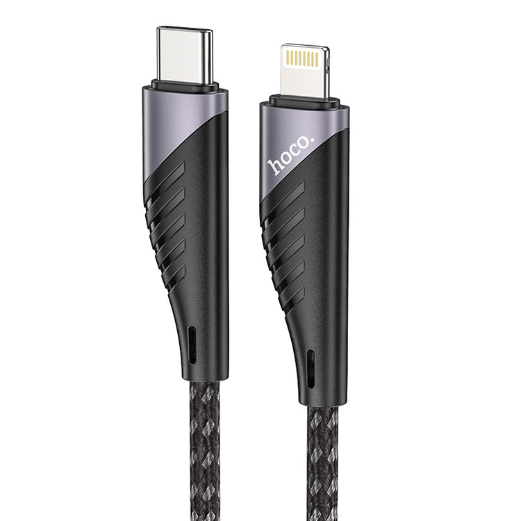 Hoco Braided USB-C to Lightning Data and Charge (1.2m) - SKmobile Canada