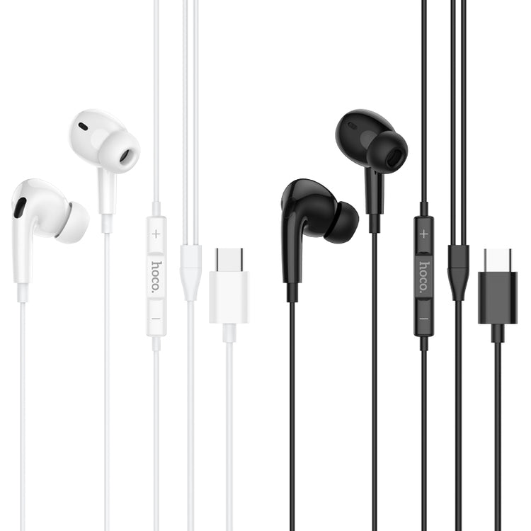 Hoco USB-C Wired Volume Controlled Soft Buds Digital Earphones with Mic