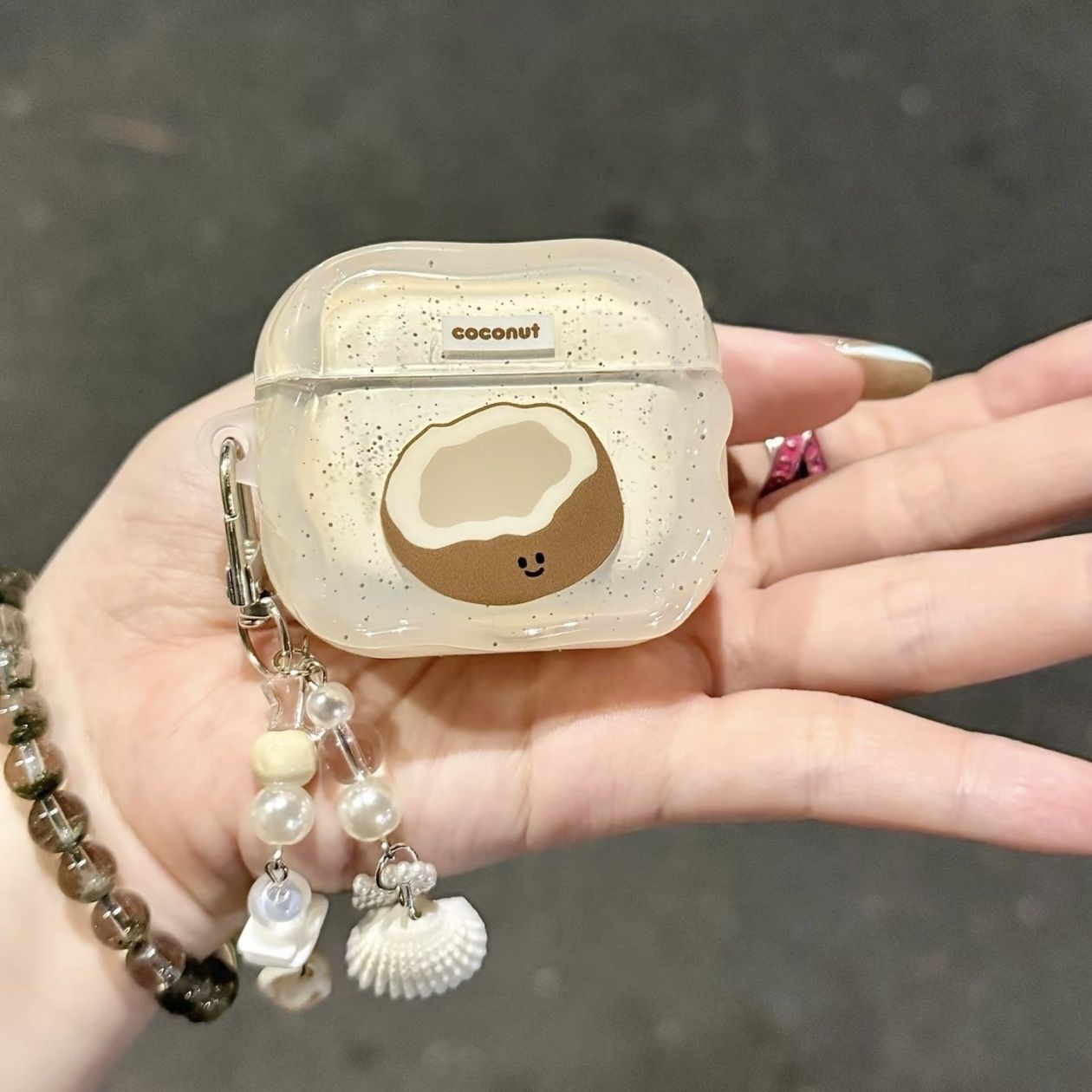 Cute Coconut AirPods Case