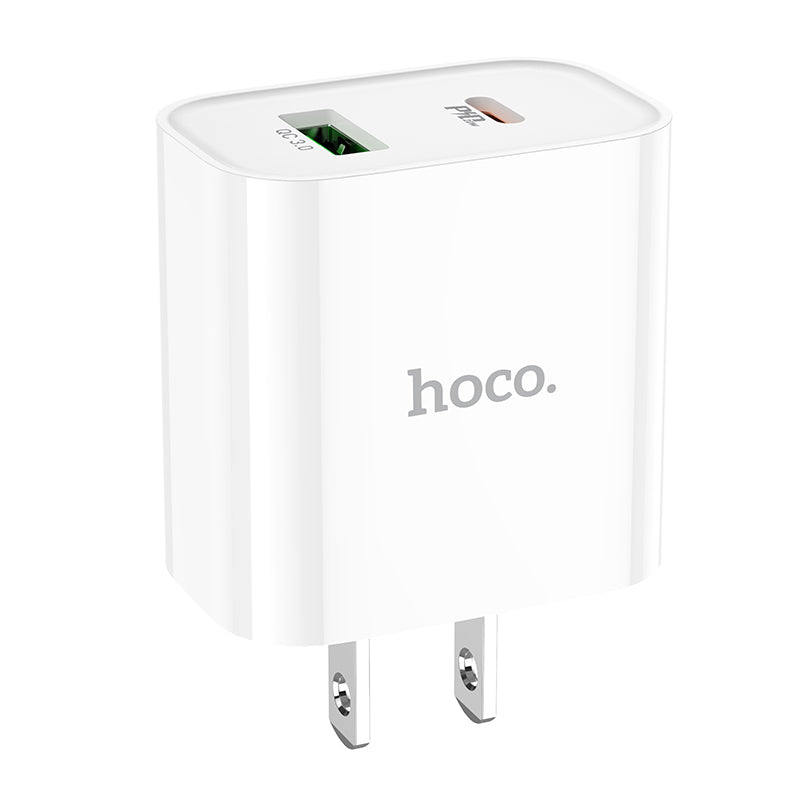 Quick Compact Charger 20W Dual Port USB-C + USB-A