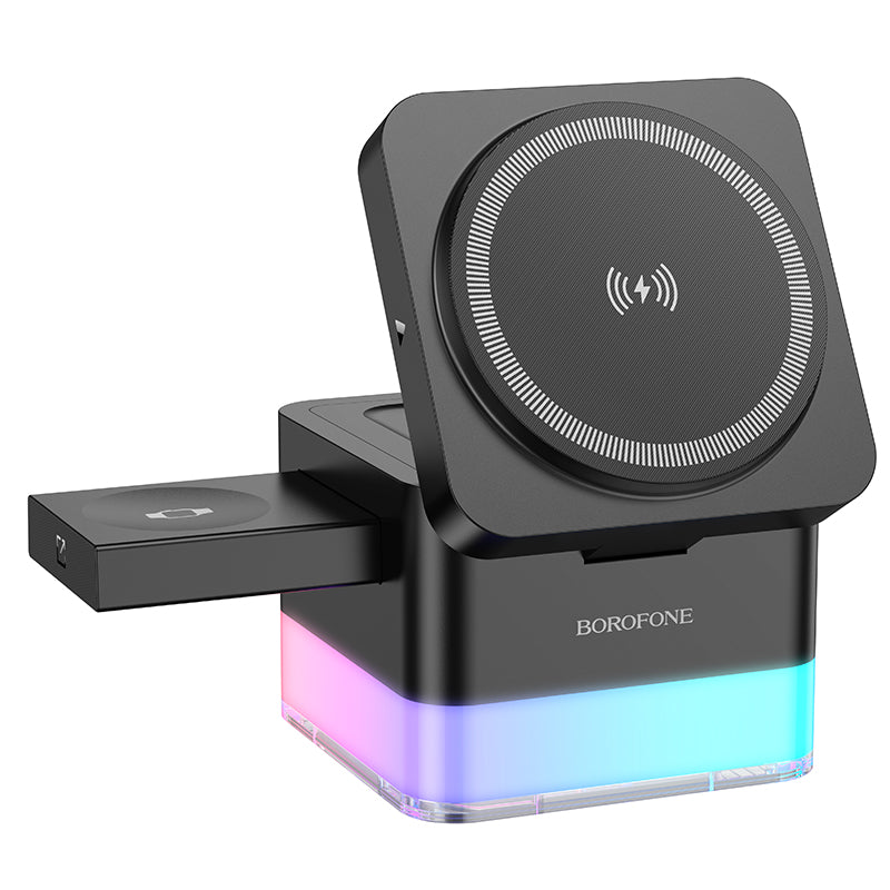 Square 3-in-1 Folding Magnetic Wireless Fast Charger
