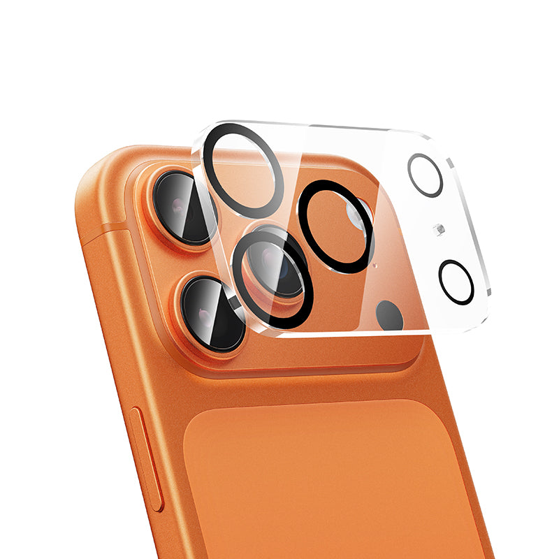 Full Coverage Tempered Glass Lens Protector for iPhone 17 Pro