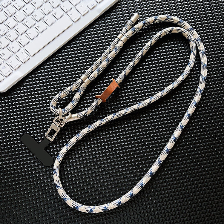 Adjustable Neck & Shoulder Strap (Black White Blue)