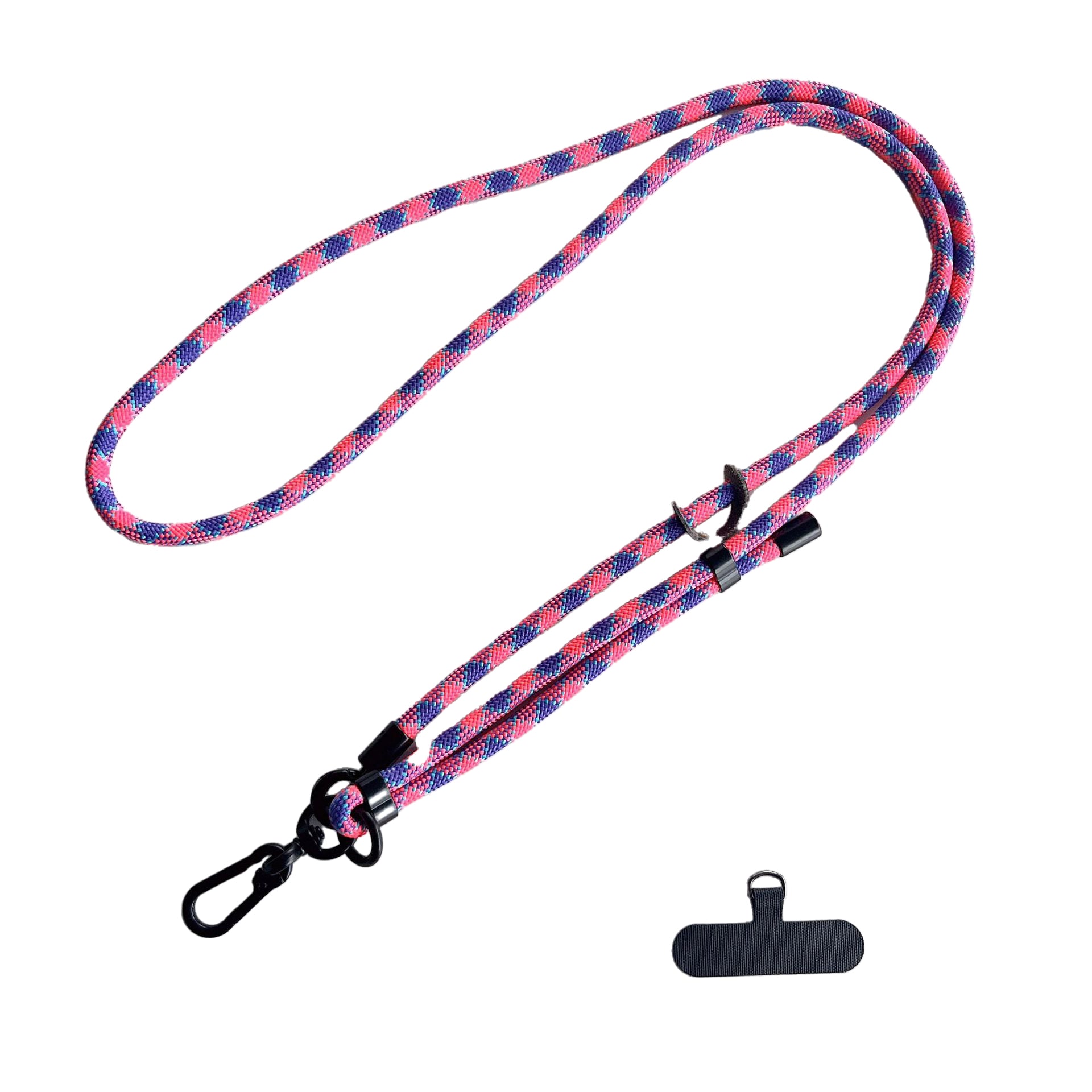 Adjustable Neck & Shoulder Strap (Rose Red Blue)