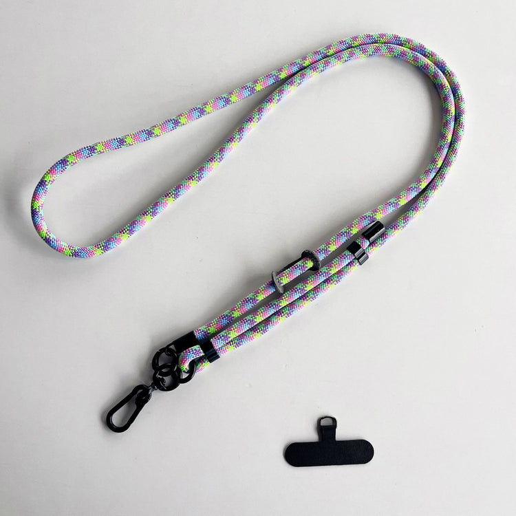 Adjustable Neck & Shoulder Strap Green Purple Blue
