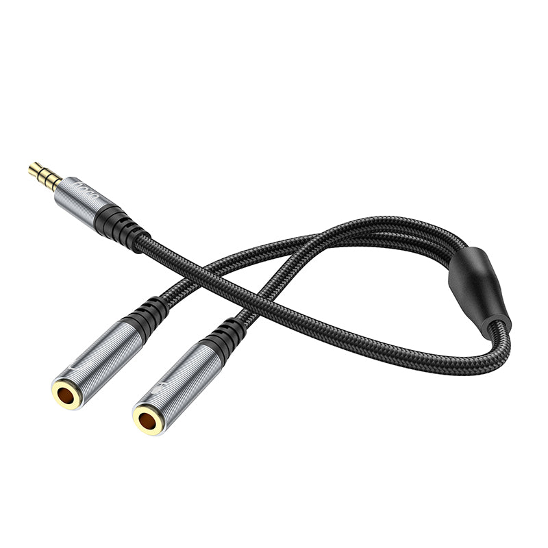 UPA21 Headphone + Microphone 3.5mm Audio Cable Splitter - SKmobile Canada