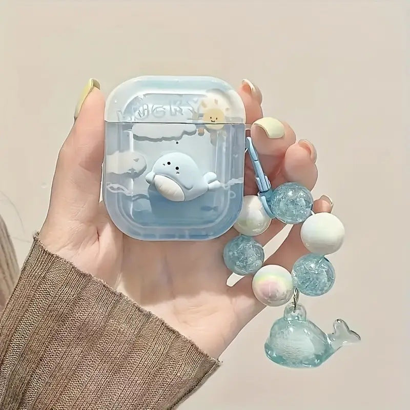 Cute Whale AirPods Case