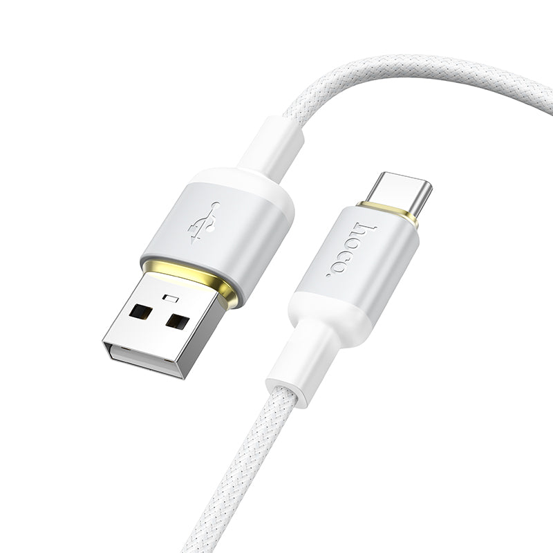 3A Fast Charging USB to Type-C Braided Cable High Speed Data (1m)