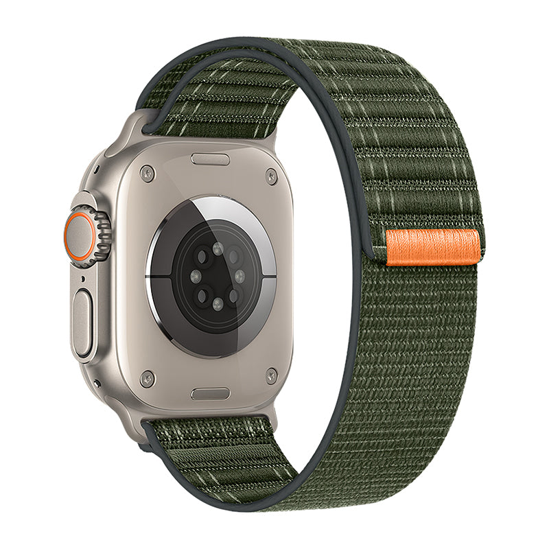 Lightweight Woven Nylon Wave Pattern Loop Band for Apple Watch