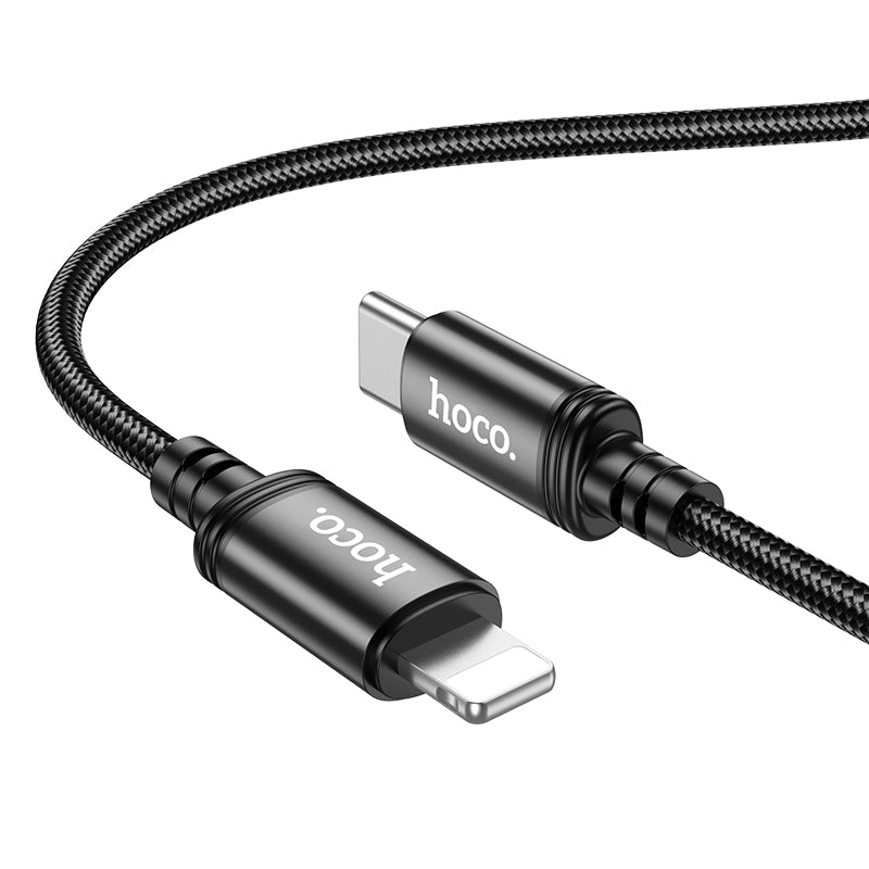 Hoco Braided USB-C to Lightning Data and Charge Cable (3m) - SKmobile Canada