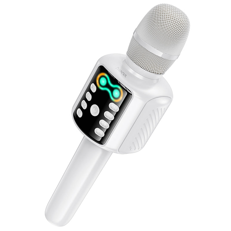 Portable Wireless Bluetooth Karaoke Microphone with RGB Speaker