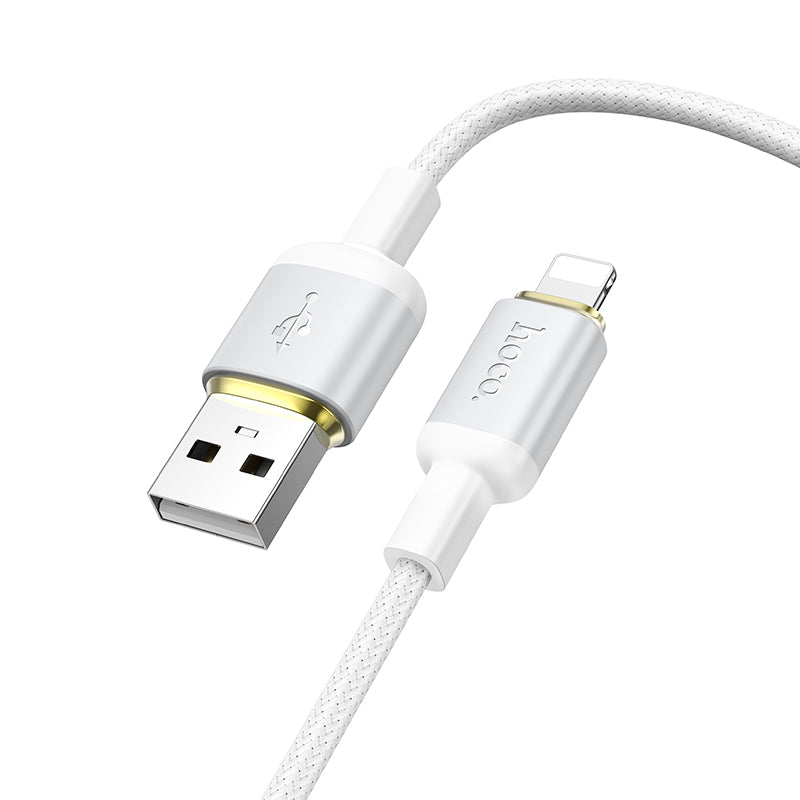 Durable Nylon Braided USB to Lightning Fast Charging and Data Cable (1m)