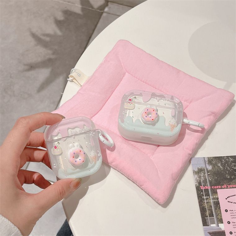 Cute Donut Drip AirPods Case