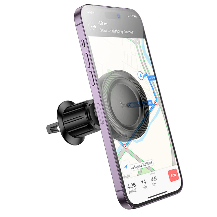 Premium 360° Magnetic Air Vent Phone Mount with Secure Hook Clip