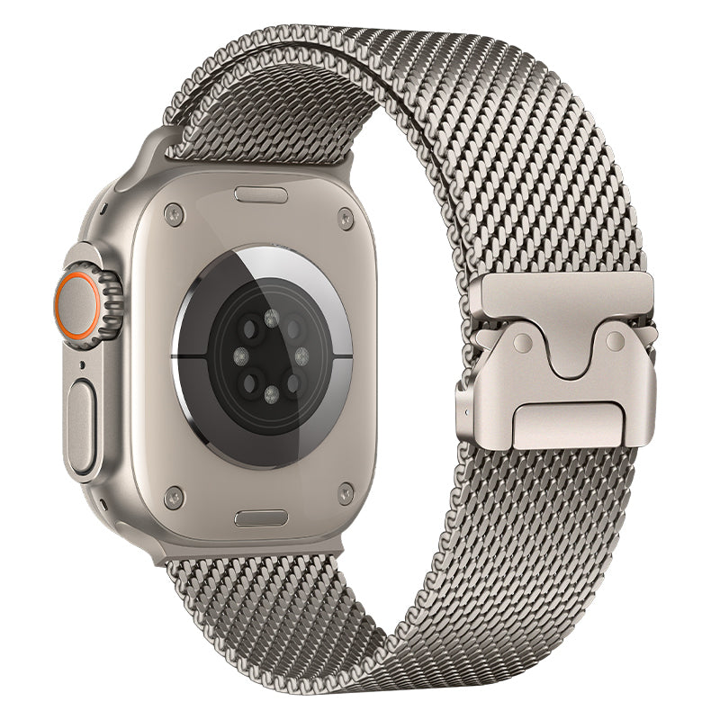 Apple Watch Band -  Original Series Umbrella Buckle Milanese Steel Strap