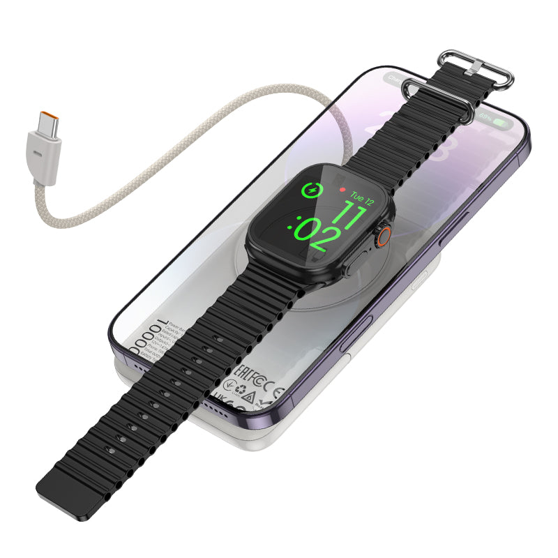 MagSafe Wireless Power Bank with Built-in Cable and Stand (10000mAh)