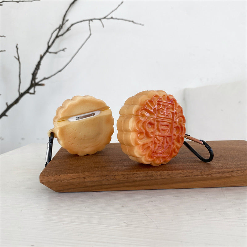 Fun 3D Mooncake AirPods Case