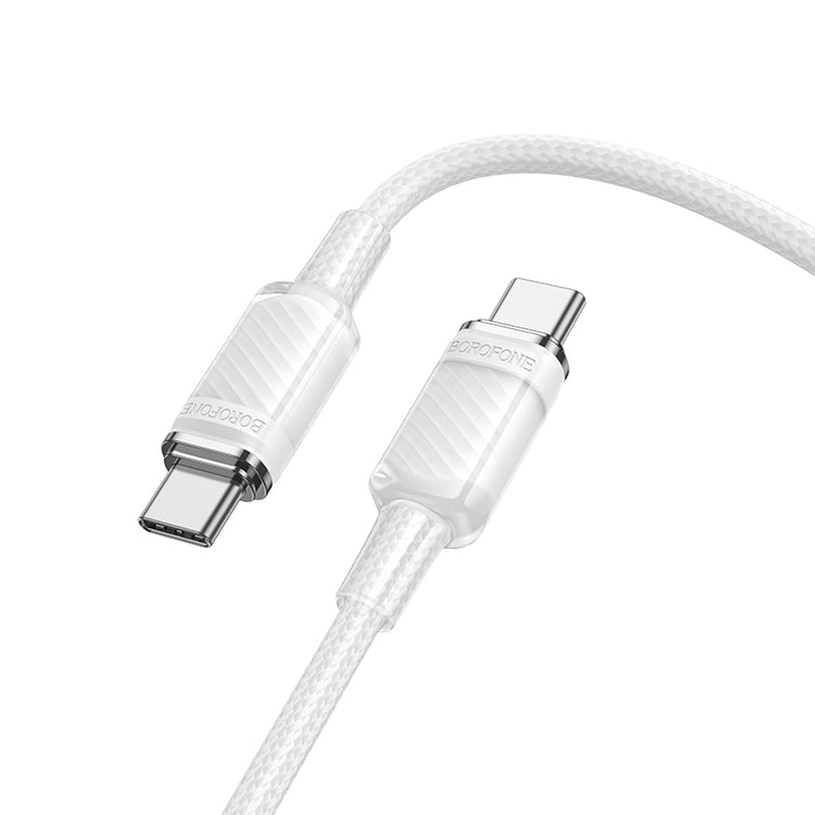 Borofone 60W Braided USB-C to USB-C Data and Charge Cable (1.2m)