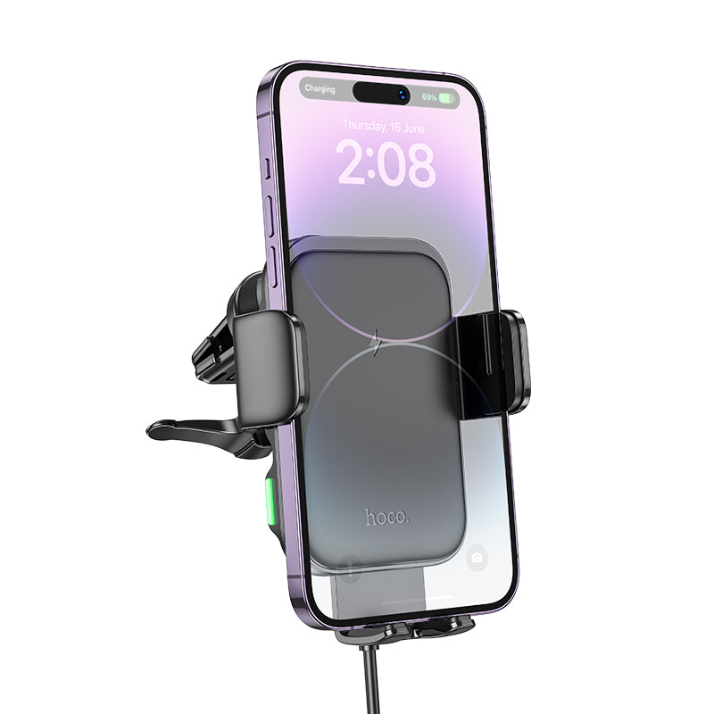 Wireless Charging Car Mount w/ Auto Clamping - SKmobile Canada