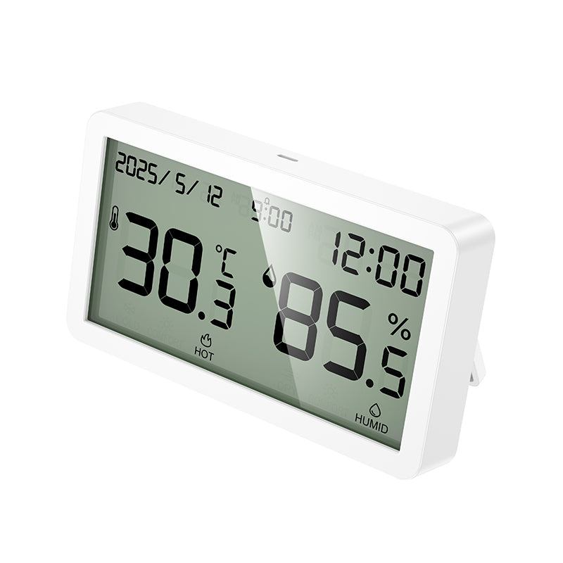 Indoor Electronic Alarm Clock, Thermometer, and Hygrometer