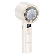 Portable Handheld Cooling Fan with Ice Cooling Plate and Digital Display