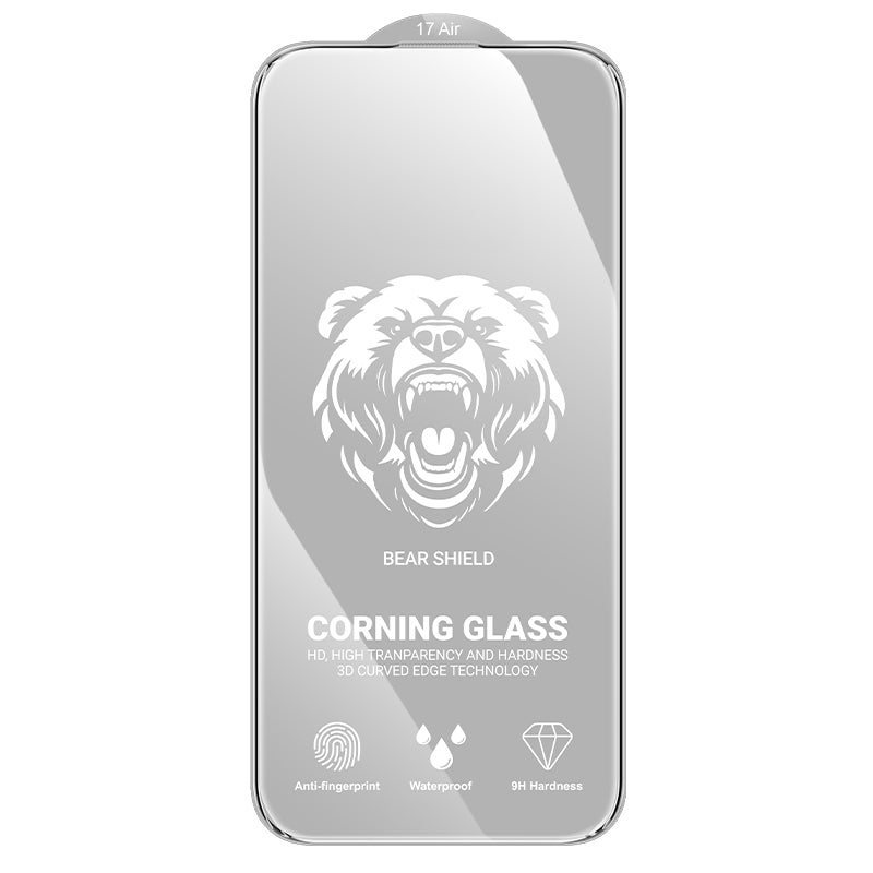 Corning Full Screen Tempered Glass Screen Protector for iPhone 17 Air (0.4mm Clear)