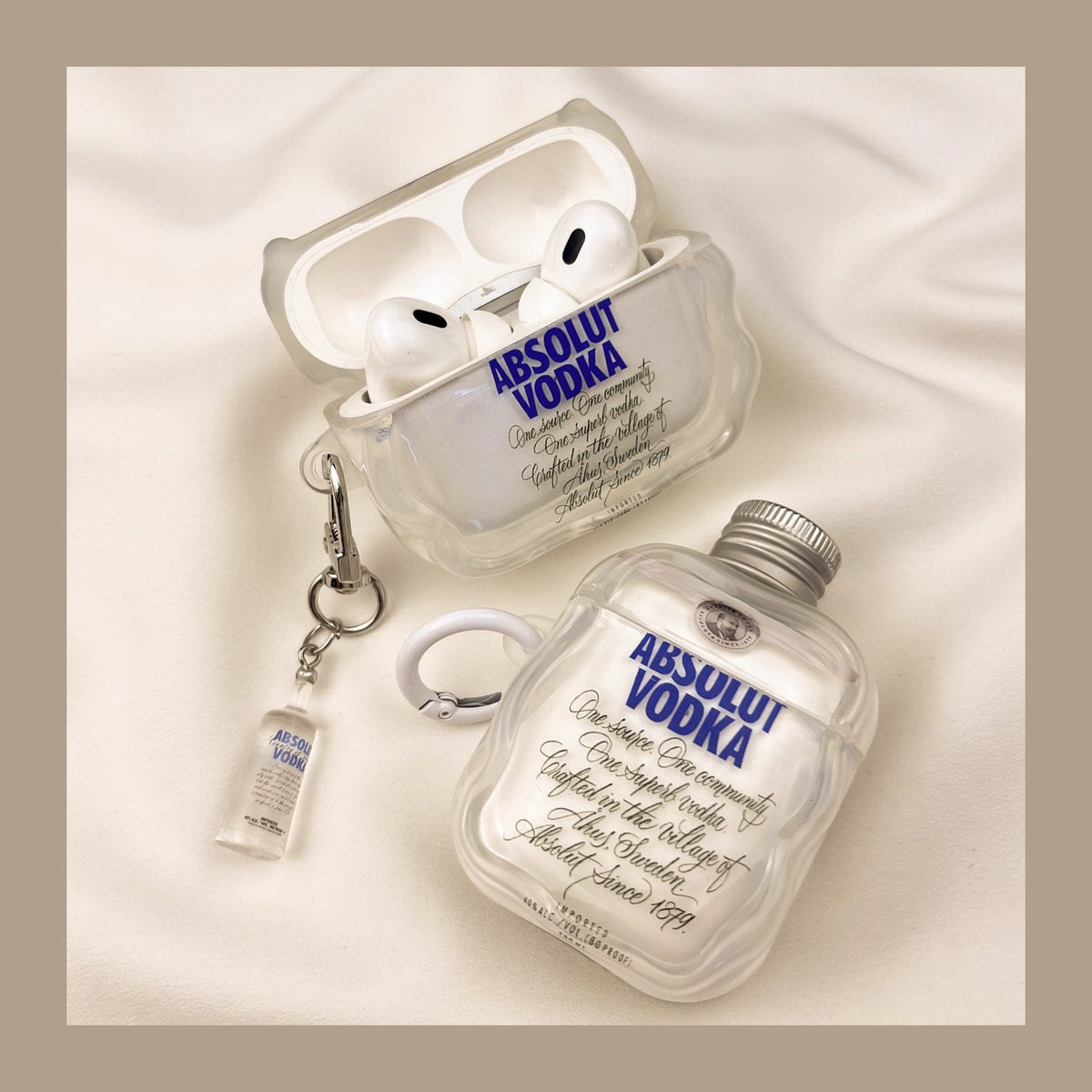 Mini Vodka Bottle AirPods Case
