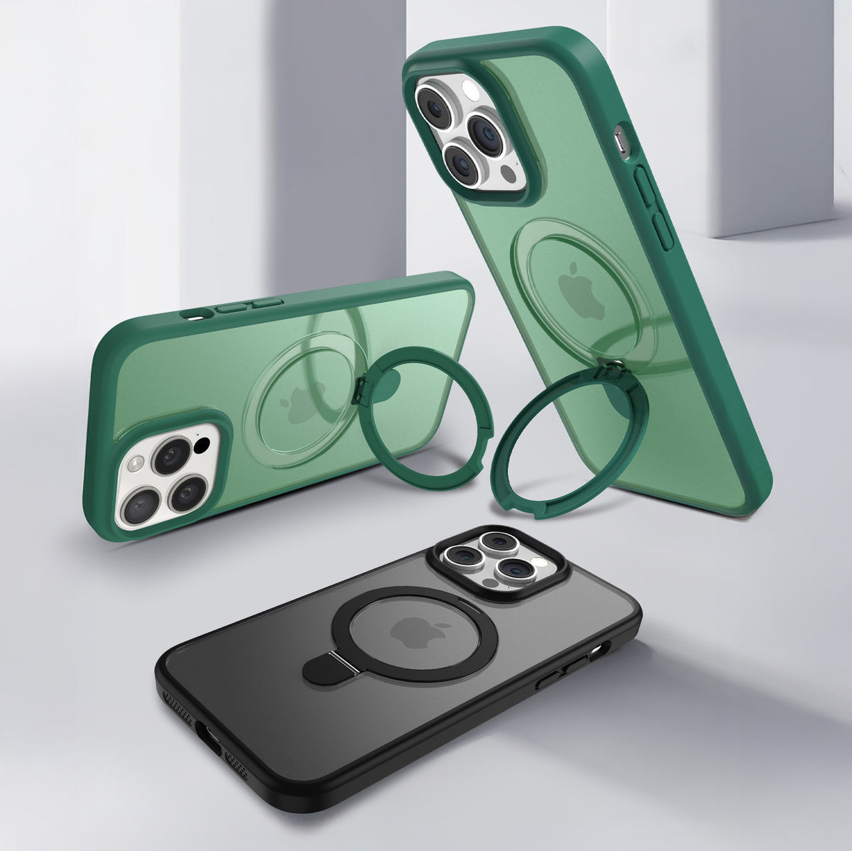 MagSafe Phone Case with Kick Stand for iPhones