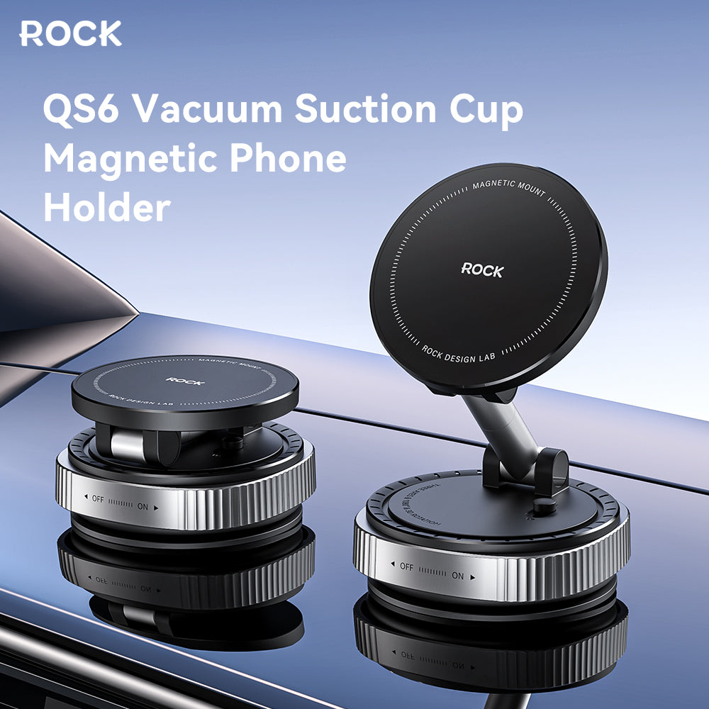 ROCK QS6 Vacuum Suction Cup Magnetic Phone Holder
