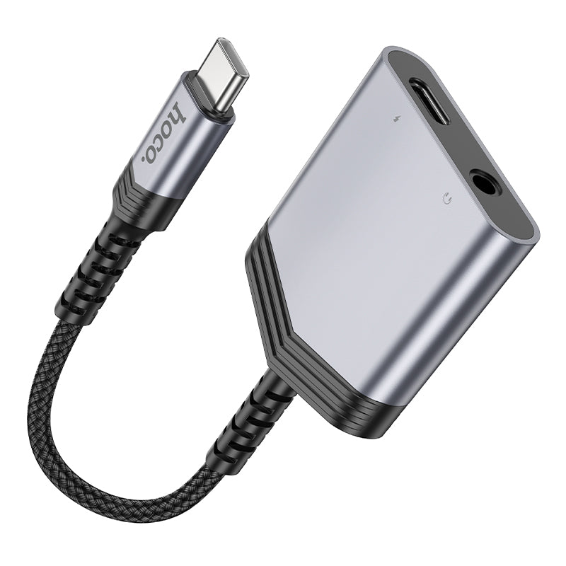 Hoco USB-C to (USB-C + 3.5mm) Audio Splitter