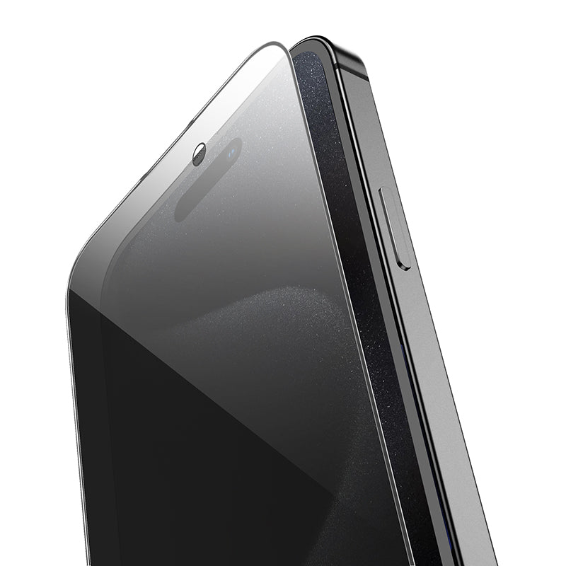Full Screen Tempered Glass Screen Protector for iPhone 16 | 15 (0.33mm Privacy)