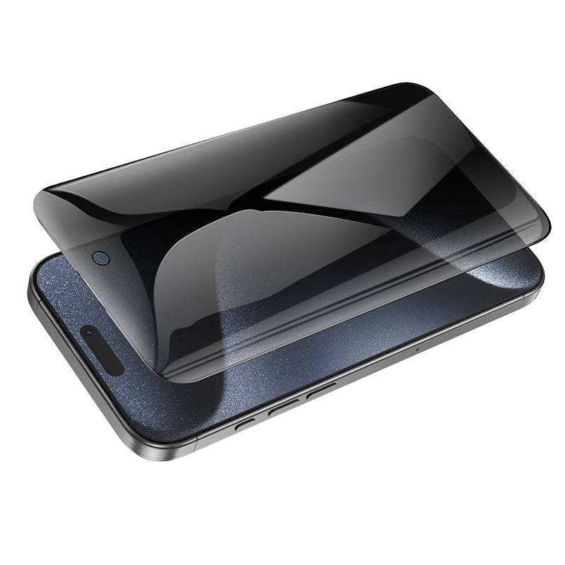 Full Screen Tempered Glass Screen Protector for iPhone 16 Pro (0.33mm Privacy)