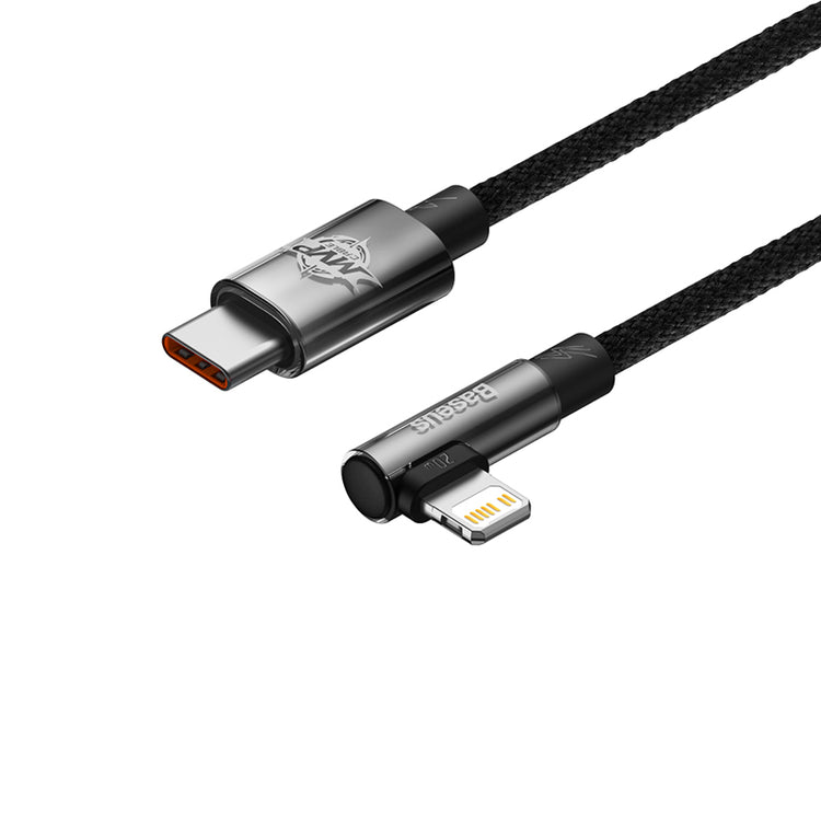 Baseus L-Shaped Braided USB-C to Lightning Data and Charge (2m) - SKmobile Canada