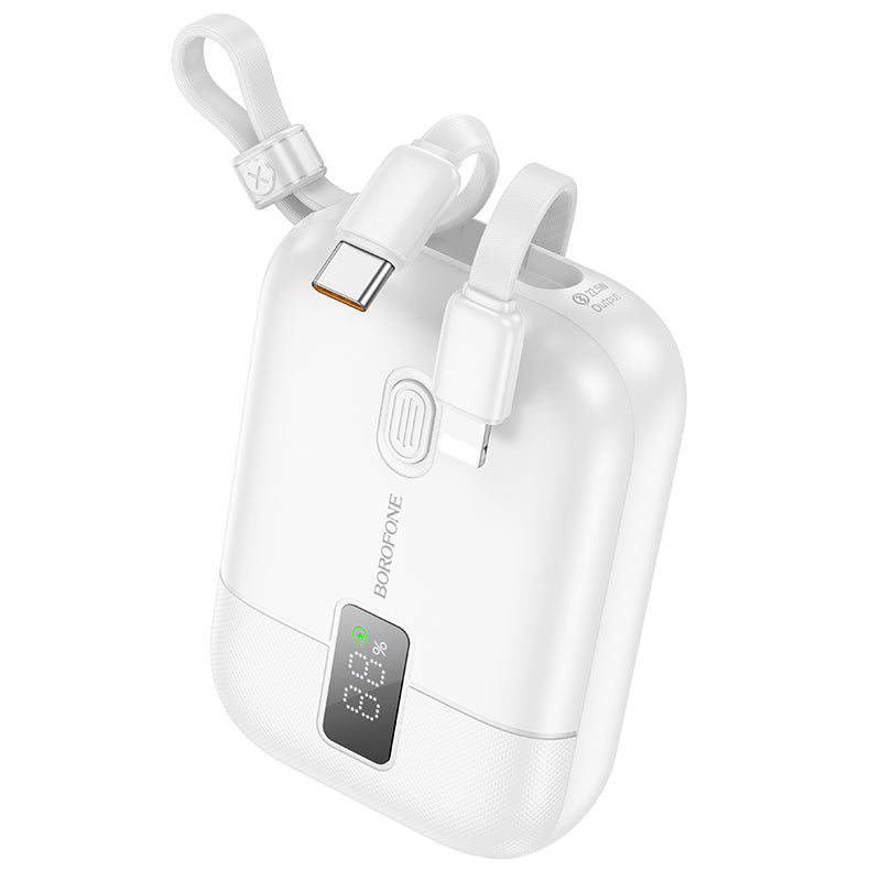 High Charge 22.5W + PD20W Fully Compatible Power Bank with Digital Display and Cable (10000 mAh)